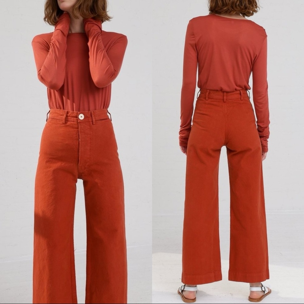 Jesse Kamm Sailor Pants in Paprika XS GUC